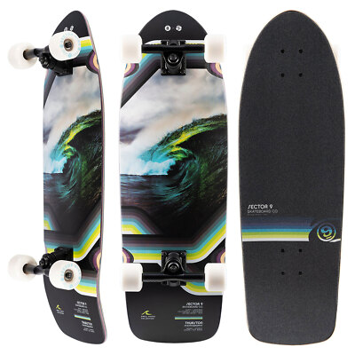 Sector 9 Longboard Complete Fat Wave Fury 30'' x 9.8''