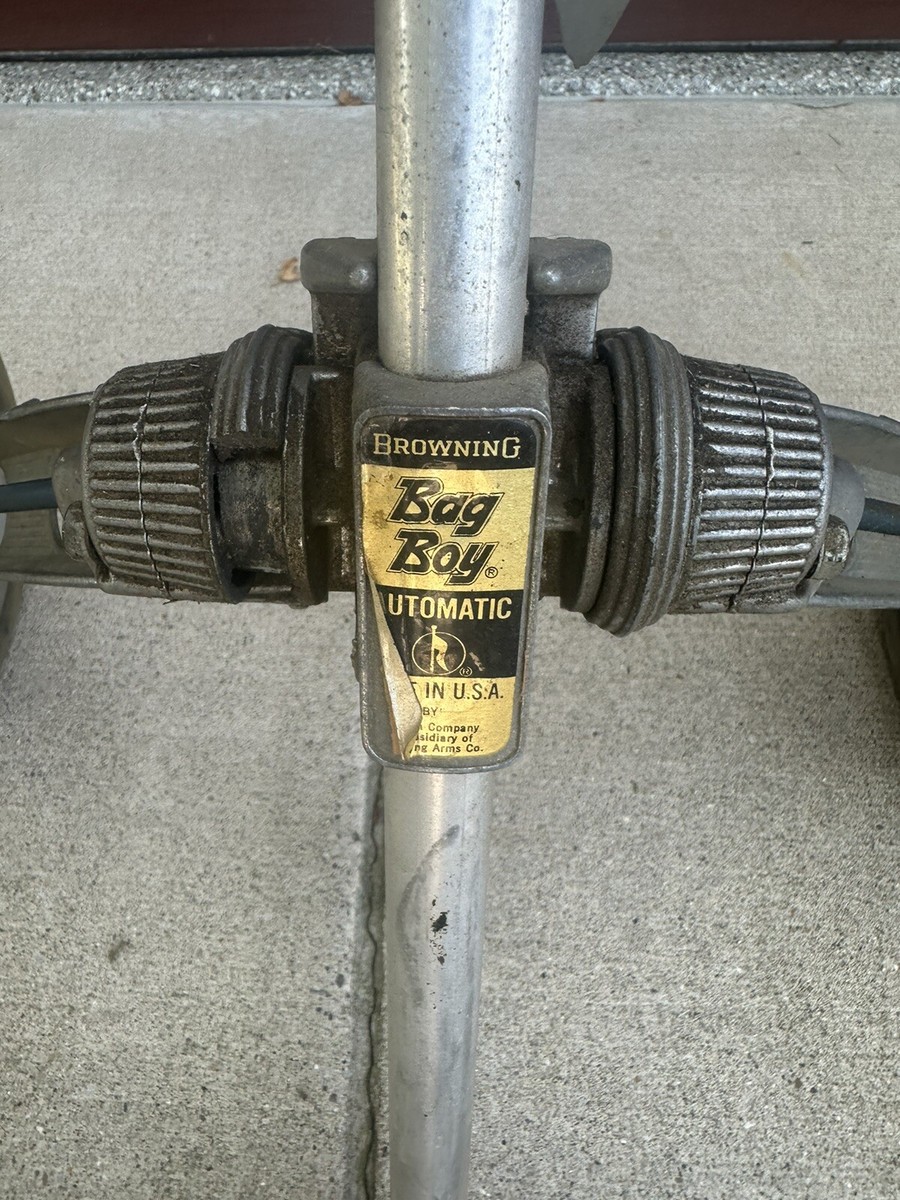 Golf Bag Browning Bag Boy Automatic Vintage Bag Boy Automatic Push