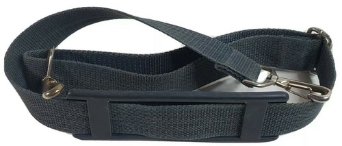 Canvas Strap Metal Clips 30-36 inch Gray 1.38 inch Wide