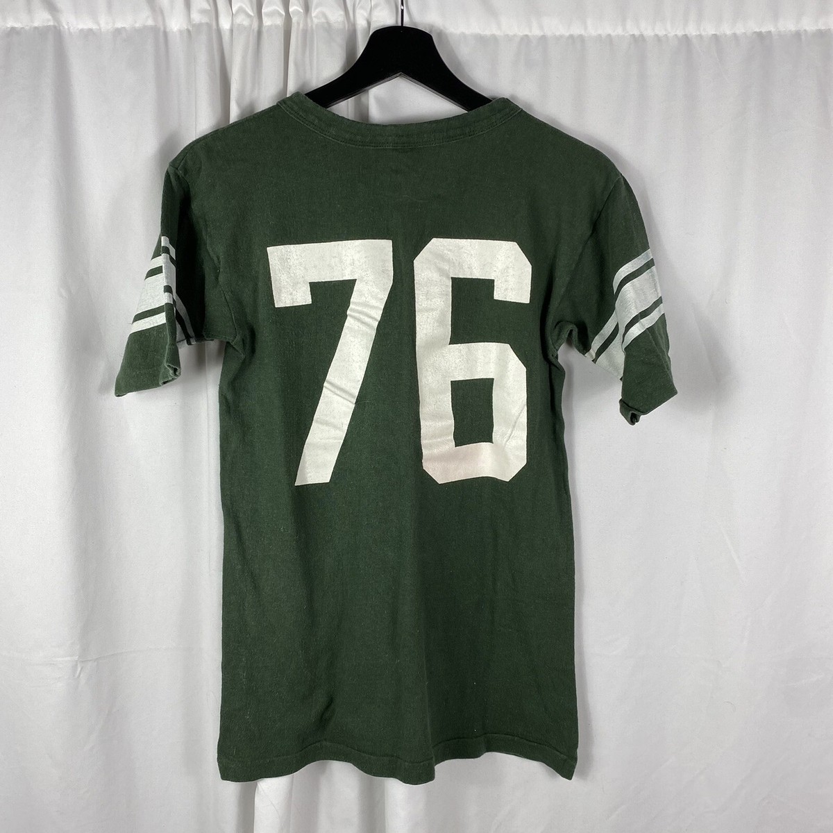 Vintage 70s Champion T-shirt Football Jersey Hoover High #76 | eBay