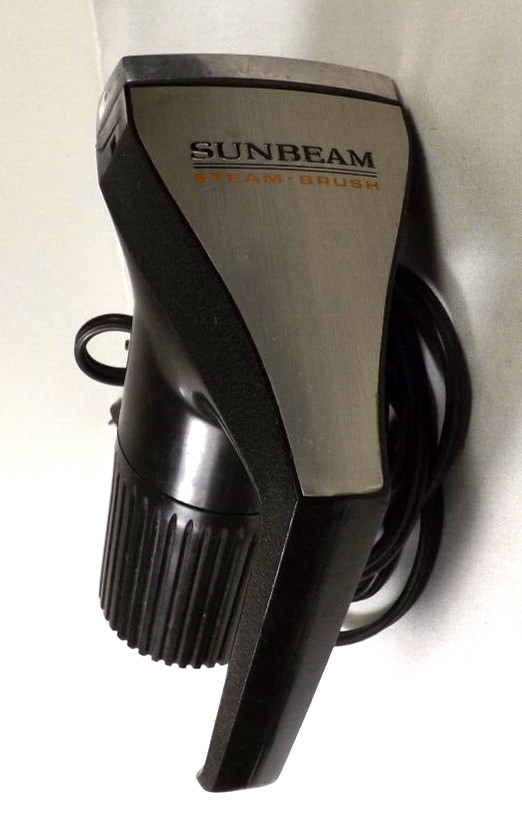 Vintage Seventies Sunbeam STEAM Brush / Model #SB-A Portable