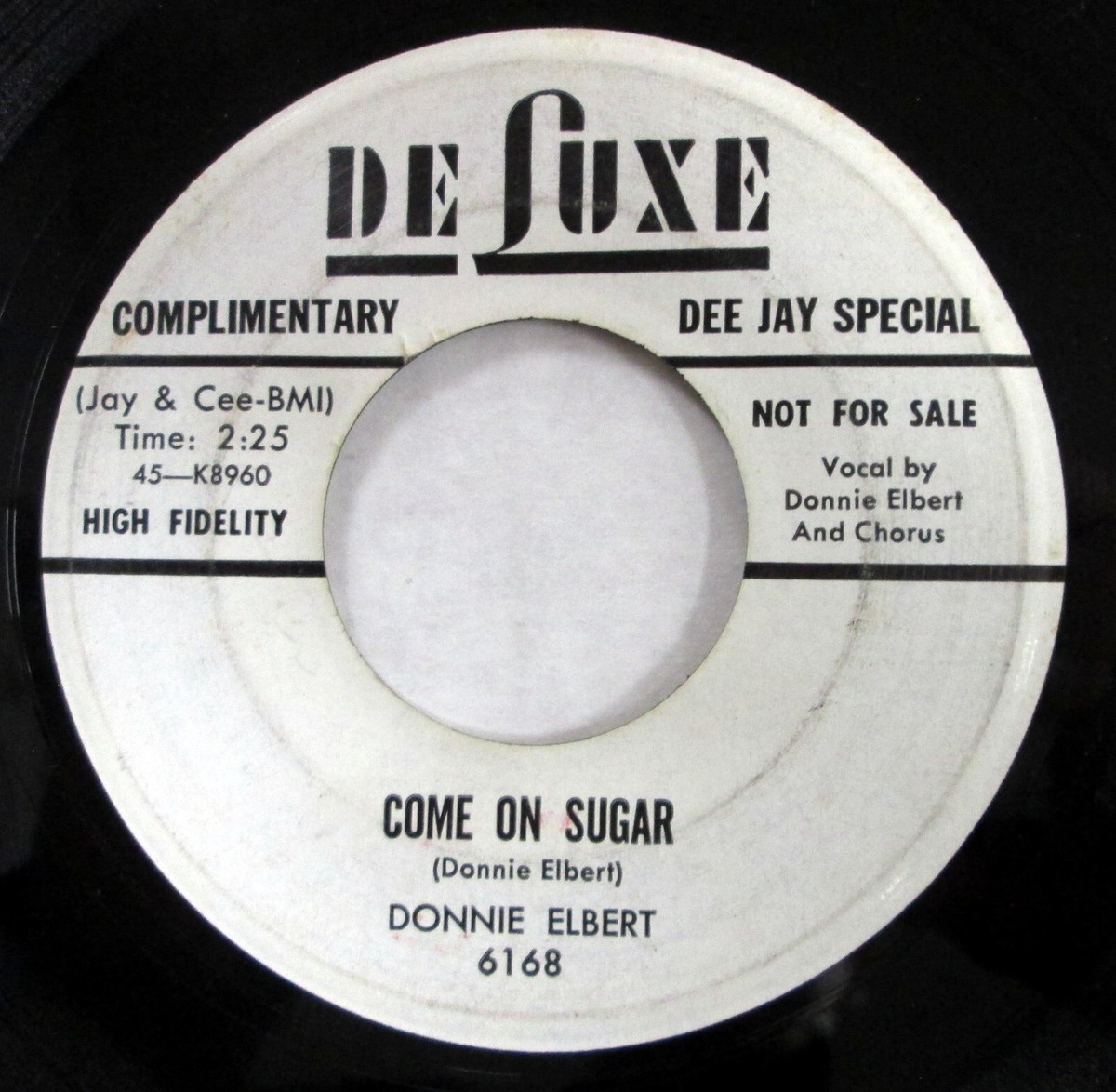 DONNIE ELBERT 45 I Want To Be Near / Come On Sugar PROMO on