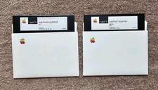 Apple Presents AppleWorks and Appleworks Sample Files 5 1/4" Floppy