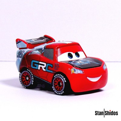 GRC LIGHTNING MCQUEEN Disney Pixar Cars Mini Racers LOOSE Chase