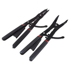 Circlip Pliers Tool Set with Replaceable Tips for Automotive & Industrial Use