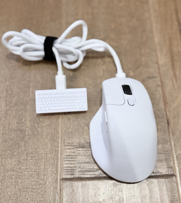 Keychron M6 Wireless Mouse White Bluetooth Wired Optical 6-Button 4000 DPI