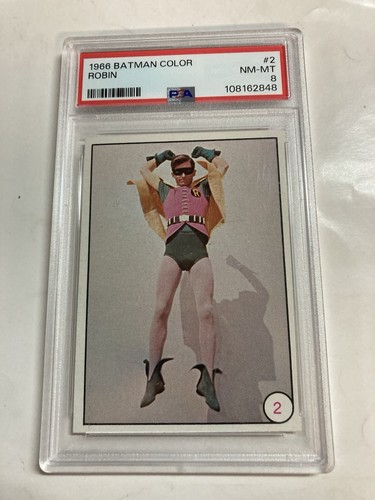 1966 Topps Batman Bat Laffs #2 Robin