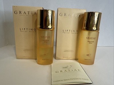 NEW GRATiAE Lifting Facial Serum 1.7 Fl Oz Firming Skincare W/ Extra Bottle