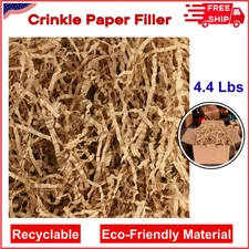 4.4lb Brown Crinkle Paper Filler-Shredded Paper For Gift Baskets, Basket Filler
