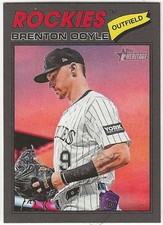 2026 Topps Heritage BRENTON DOYLE Insert DARK GRAY Parallel Card ROCKIES