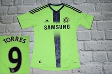 Chelsea Third football shirt 2010-2011 #9 TORRES jersey soccer   Adidas size S