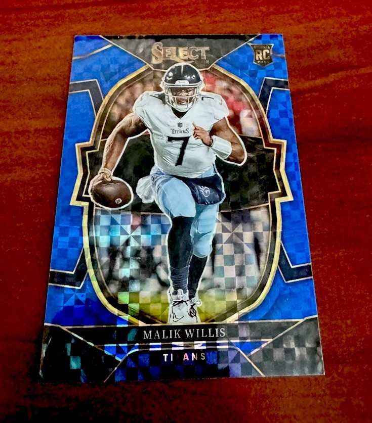 2022 Malik Willis 88/199 Panini Select RC Blue Prizm Rookie Concourse