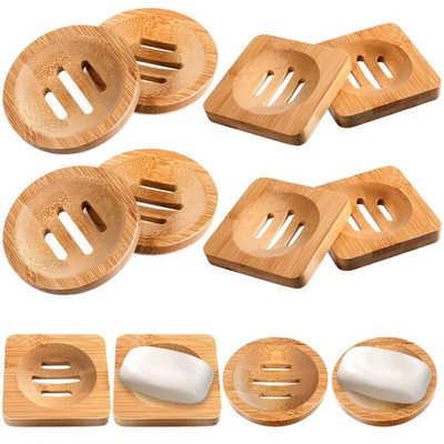 12 Pcs Soap Dishes, Wooden Soap Tray Soaps Holder for Bathroom, Shampoo Bar H...