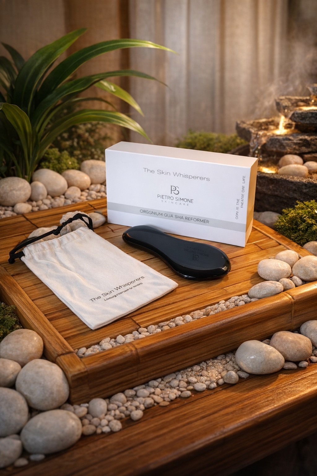 PIETRO SIMONE SKINCARE Obsidian Gua Sha Reformer FREE SHIPPING See Description