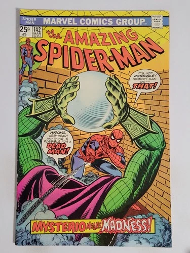 Amazing Spider-man #142 Marvel 1975 VF 8.0 1st cameo app of Gwen Stacy clone