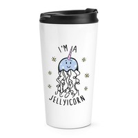 I'm A Jellyicorn Reise Becher Tasse Qualle Einhorn Lustig Thermo Becher Tiere