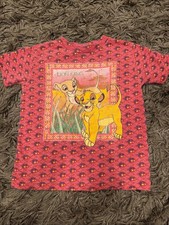 Vintage 90s Single Stitch Disney The Lion King Children  s Tshirt M 5-6 Kids