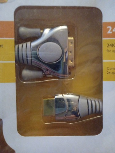 Philips 6ft HDMI/DVI conversion Cable New With Gold Plated Connectors - Picture 3 of 10