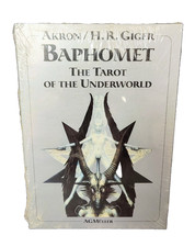 RARE SEALED 1993 H.R. Giger Akron Baphomet Tarot of the Underworld  English Ed.