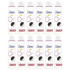 Dove Invisible Zinc Complex 2x Action Deodorant Body Spray, 150ml Pack of 12 