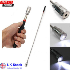 8LB Telescopic Magnetic LED Flashlight Extendable Pick-Up Light Torch Pick Tool