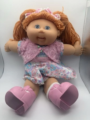 VTG 2004 Cabbage Patch Kids Doll PA-6 Play Along Red Yarn Hair HAZEL Blue Eyes
