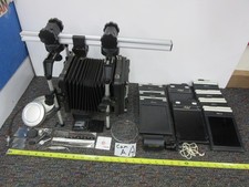Calumet 4x5 monorail camera w/ accessories Caltar f 150mm Copal Lisco Regal