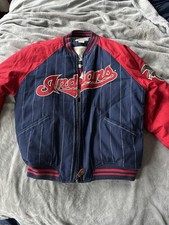 1990’s Cleveland Indians Sports Jacket by MIRAGE. Size Large