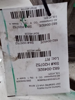 AC Compressor 4 Door Sport Trac Fits 96-05 EXPLORER 4146228