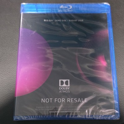 Dolby Atmos Blu-ray Demo Disc (BRAND NEW FACTORY SEALED)