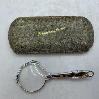 Vintage Fieldhouse & Roder Small Magnifying Glass with Case AP#565