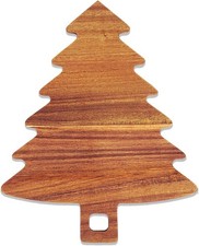 Christmas Tree Shaped Cutting Board Charcuterie Board Wood Serving Tray