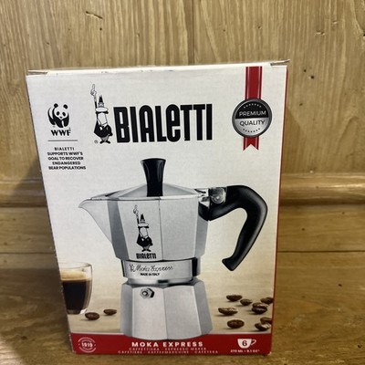 Bialetti Moka Express 6-Cup Stovetop Coffee Espresso Maker 275-06 -Made In Italy