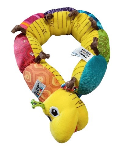Lamaze Measuring Ruler Caterpillar Baby Crinkle Jingle Sensory Touch Feel Toy 24