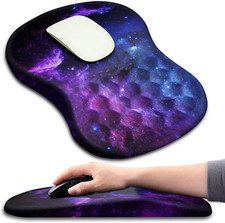 Ergonomic Mouse Pad Wrist Support with Massage Design, Wrist Rest Pain Relief Mo