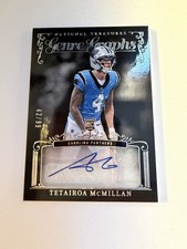 Tetairoa McMillan RC Auto /99 National treasures 2025 Panthers Rookie Autograph