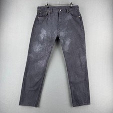 Vintage Levis Jeans Mens 36x32 Fits 34x31 Dyed 501 Straight 90s Made in USA