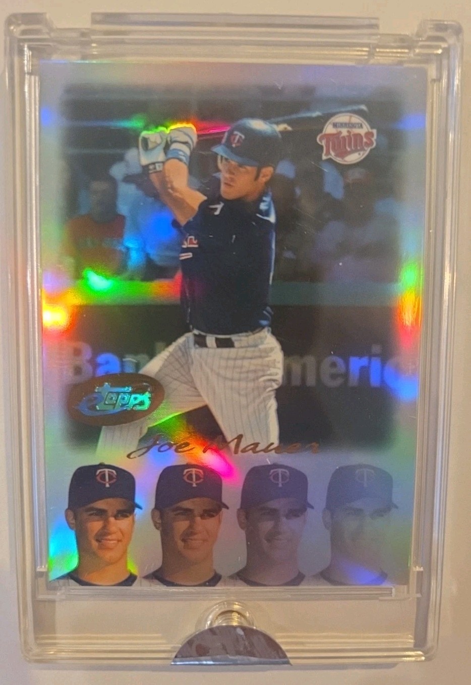2004 etopps sealed Joe Mauer Twins uncirculated refractor /4888