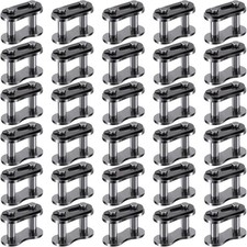 PAGOW 30pcs 40 Roller Chain Connecting Links, Master Connector 40