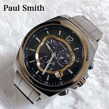 Paul Smith Radio Controlled Solar Black Dial Timepiece