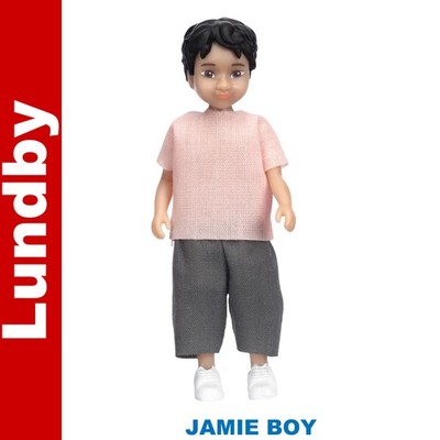 Lundby Puppe Jamie Boy Puppenstube Figur 1:18 Schweden 60-8079-03