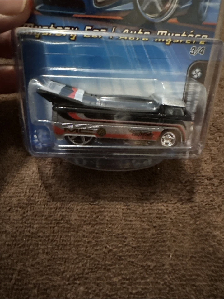 Camión de arrastre VW personalizado Volkswagen Mystery Car 2005 Hot Wheels #186 Foto 2 de 3