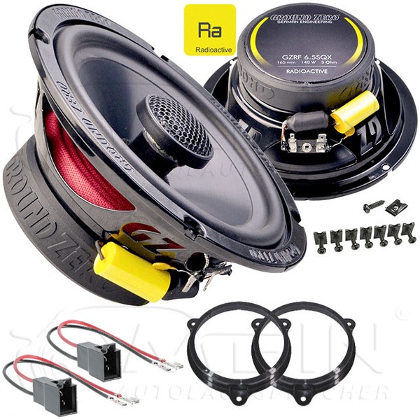 Ground Zero Lautsprecher FüR Renault Laguna Iii 2007-2015 Heck TüR 140W #Biqx-image