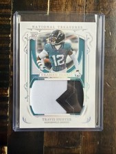 2025 National Treasures Travis Hunter Framed Fabric /25 Jaguars
