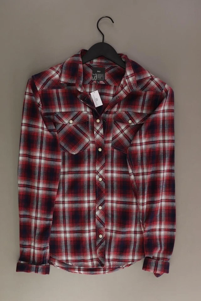 ✅ WE Fashion camicetta per uomo taglia 44, XS a quadri rosso di cotone ✅ - Immagine 4 di 4