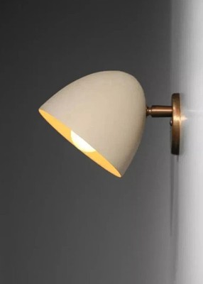 Pair of modern sconce brass and metal Wall Light Mid Century Lamp