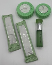 Bvlgari Eau Parfumée Au Thé Vert Guest Amenity Set Soap Perfume Towels New