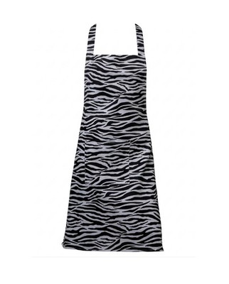 Zebra Muster Latz Schürze Tasche BBQ Backen Pinny 28'' x 36'' Packung mit 1 5 oder 10