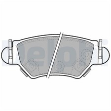 Satz Bremsbeläge Bremsklötze hinten für Opel Astra F T92 G F70 T98 F35 | 2462