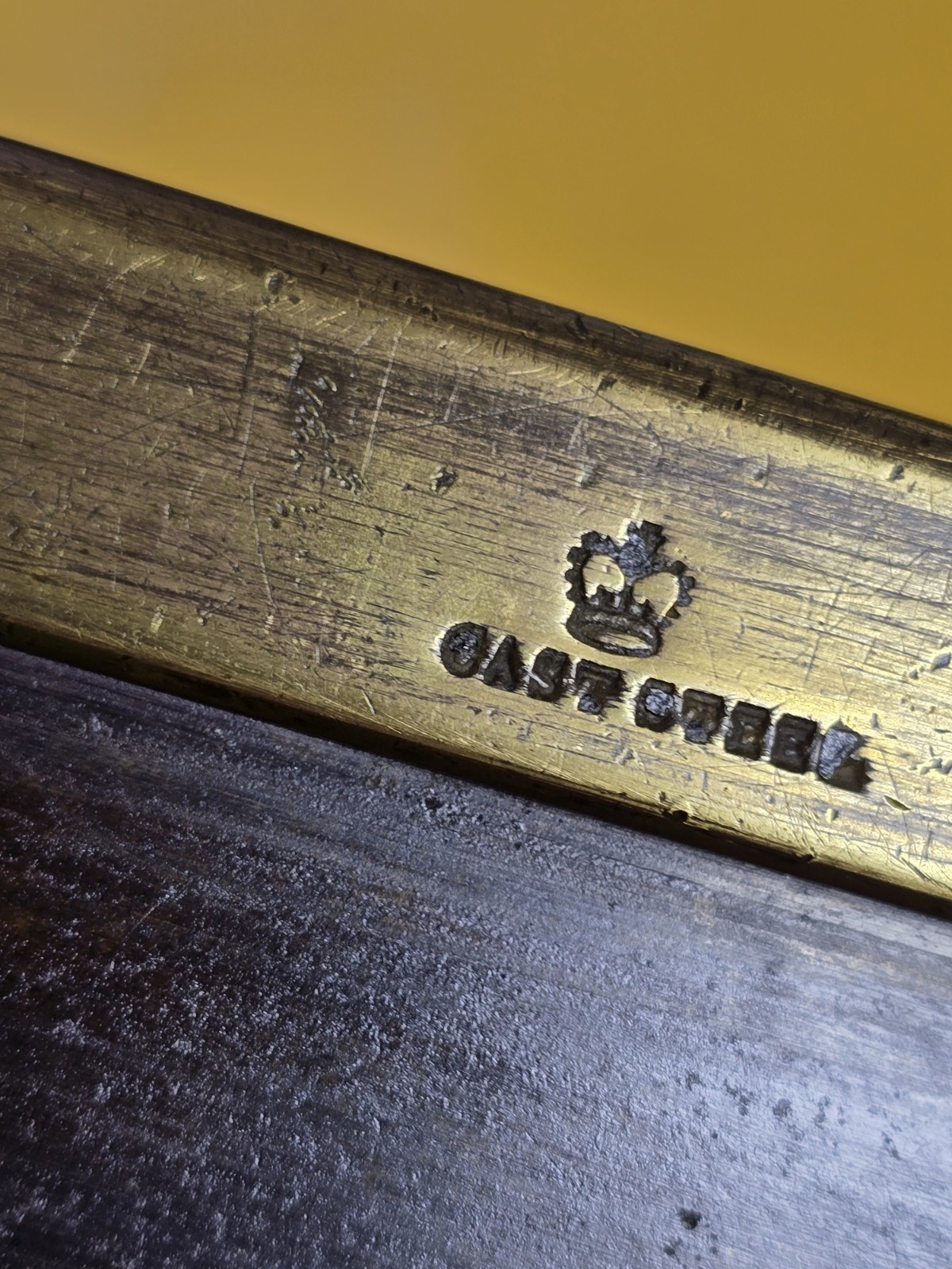 Rare Constantine Bros 14" Brass Back Saw Made In Sheffield